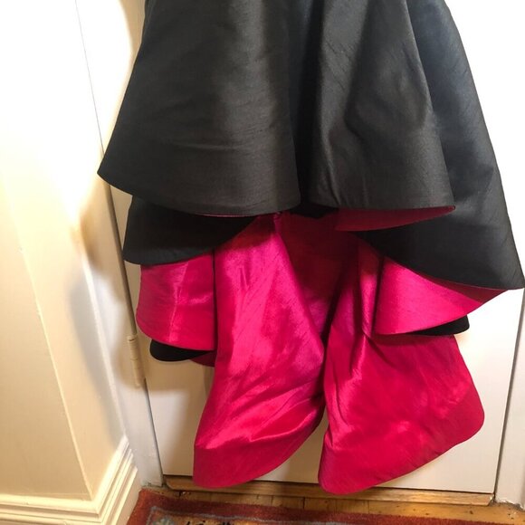 Ideas by Barbara Gown Style #: 5873 Black/Pink Size M NWT - Picture 11 of 16